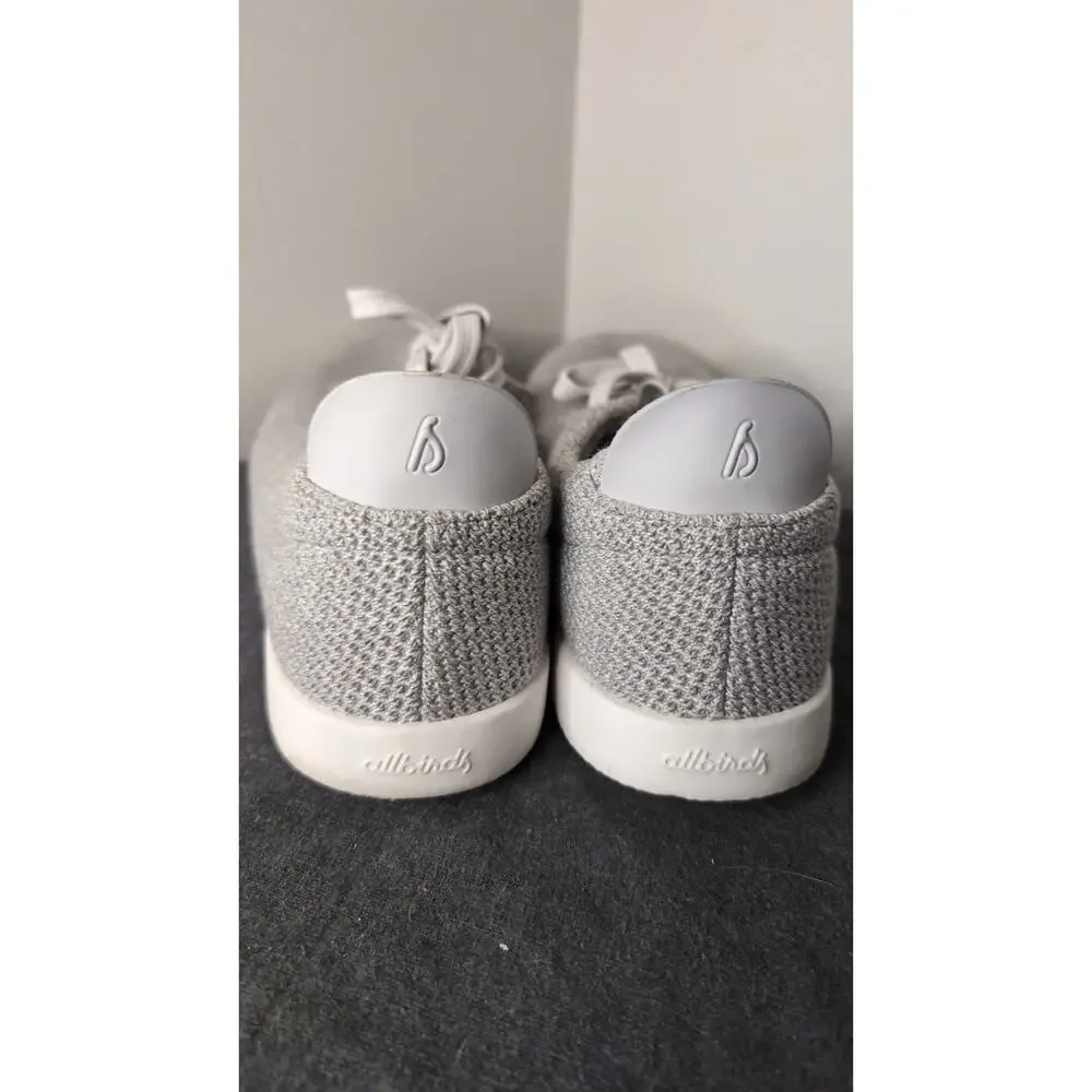 Allbirds Tree Runners Sneakers Gray Knit Lightweight Casual Minimalist